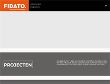 Tablet Screenshot of fidato.nl